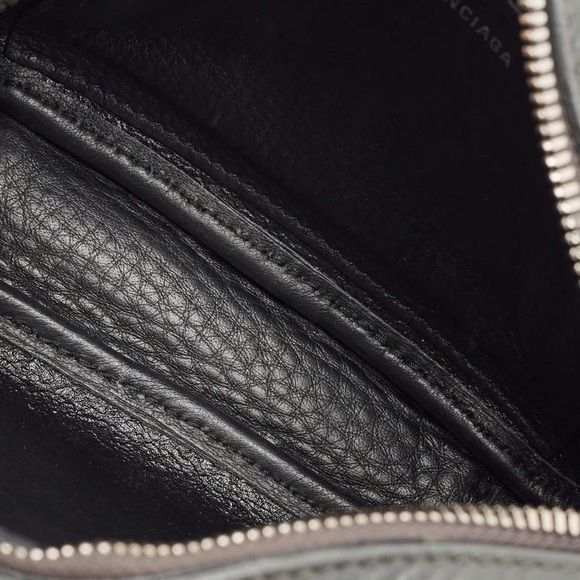Balenciaga Charcoal Leather Shoulder Bag - Picture 5 of 8